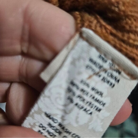 Soft Surroundings Cross Neck Sweater - Picture 8 of 8